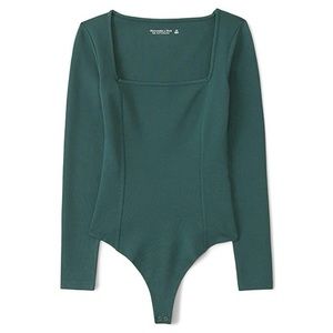 Abercrombie & Fitch Green Bodysuit